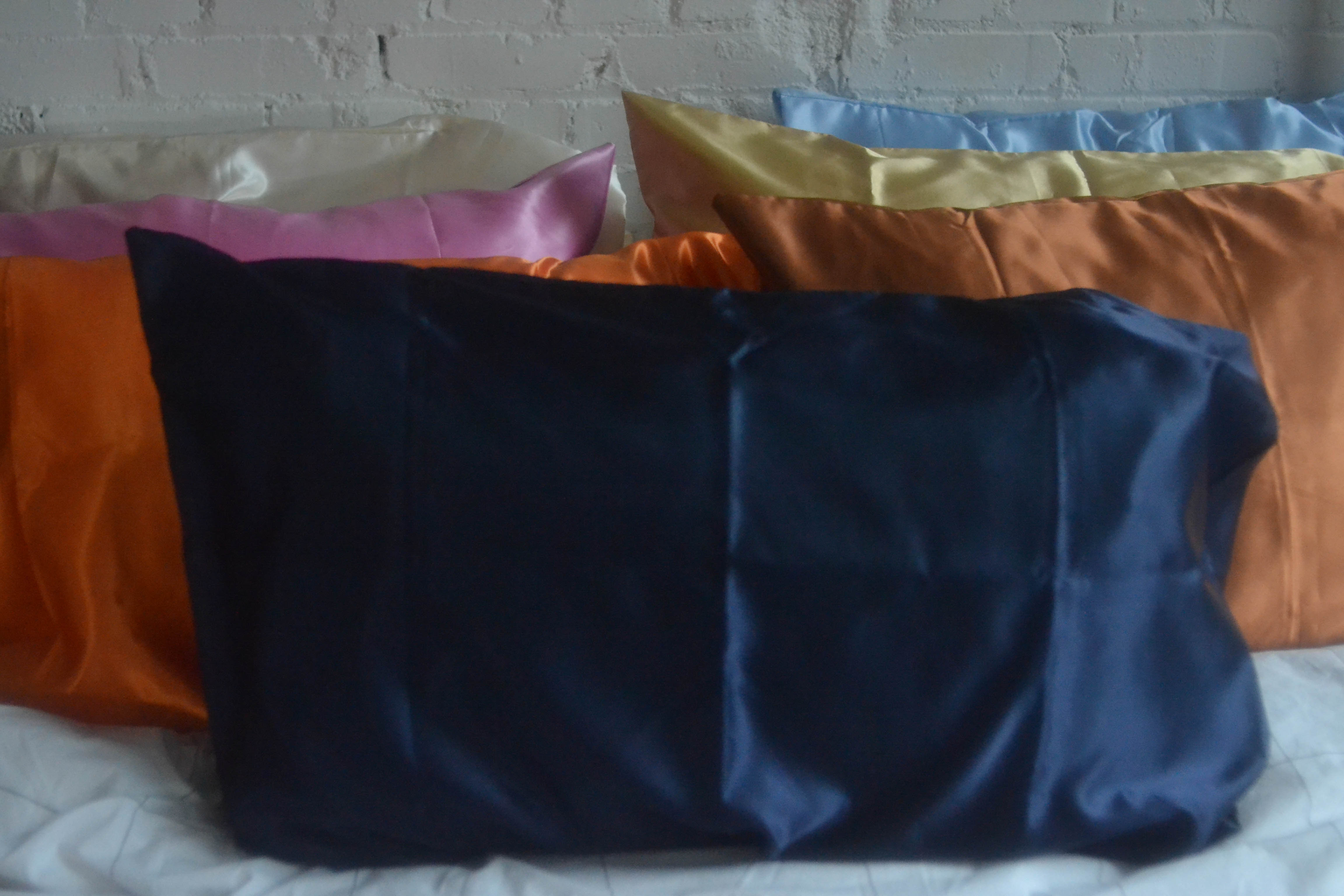 ( Navy Blue) Satin Pillow Case Prime Naturals Beauty