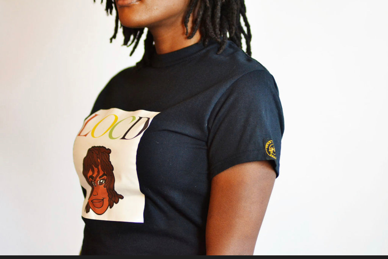 Locd Black T-Shirt( Dark N Lovely)