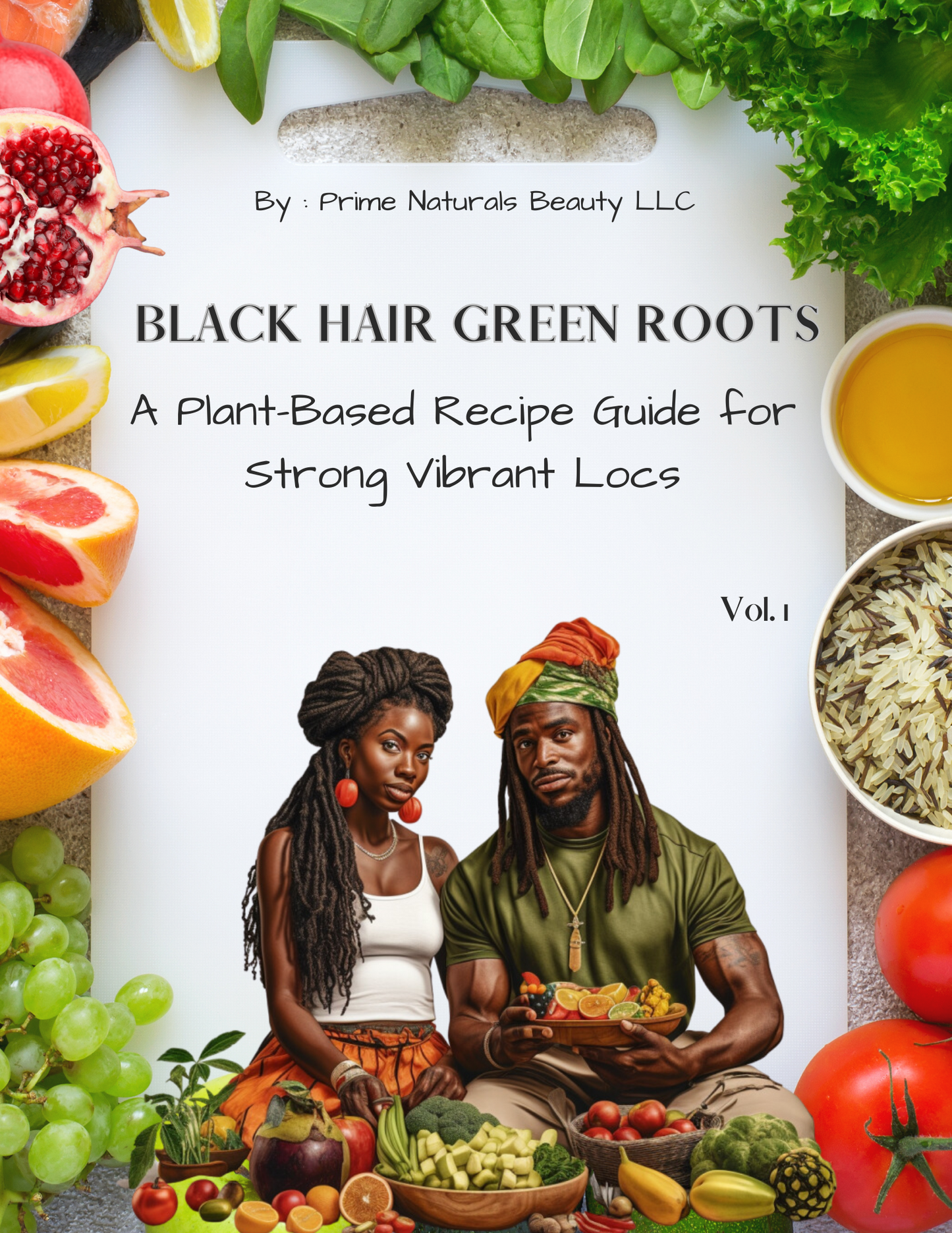 Black Hair Green Roots : A Plant Based Recipe Guide For Strong Vibrant Locs Ebook