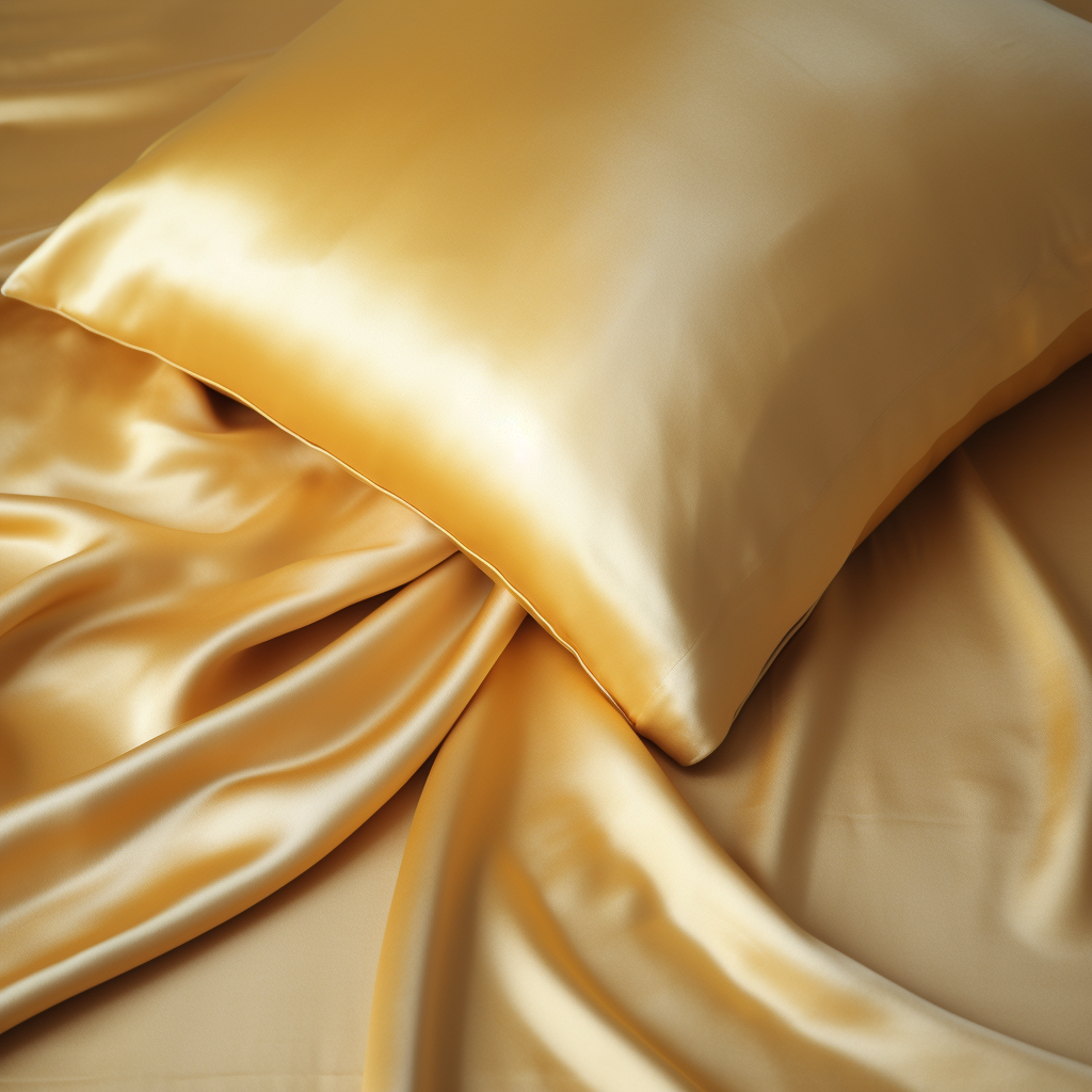 ( Gold Canary ) Satin Pillow Case