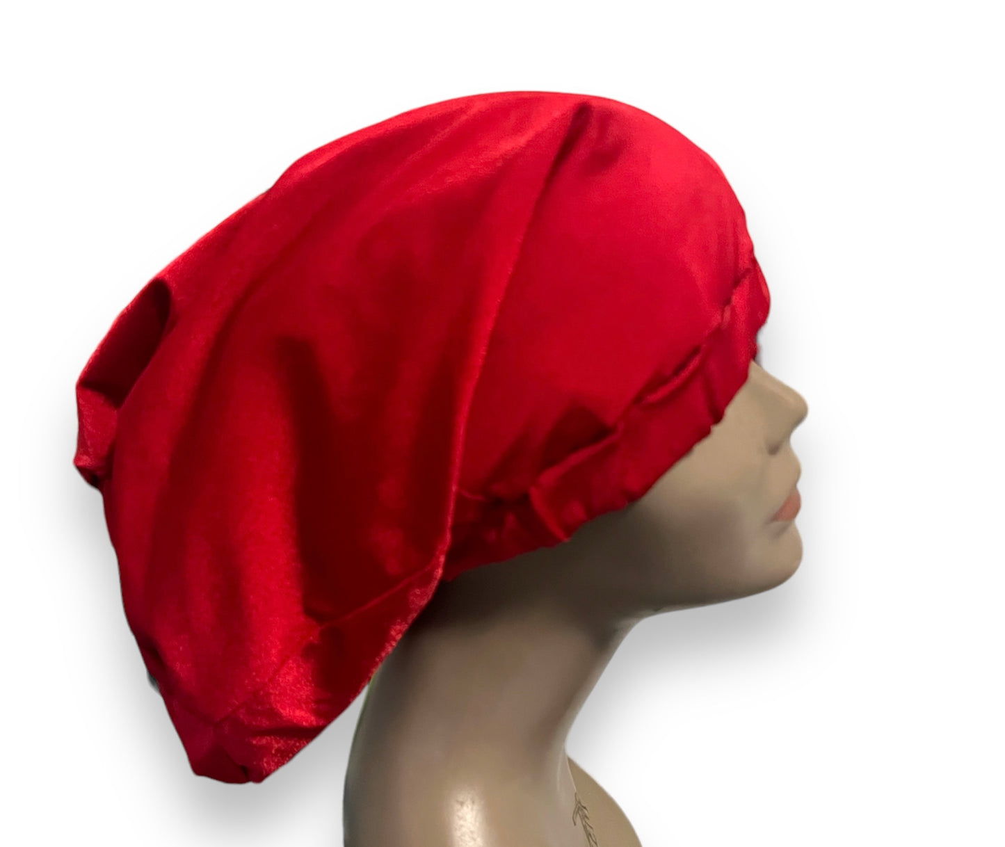 Red Satin Lined Cap