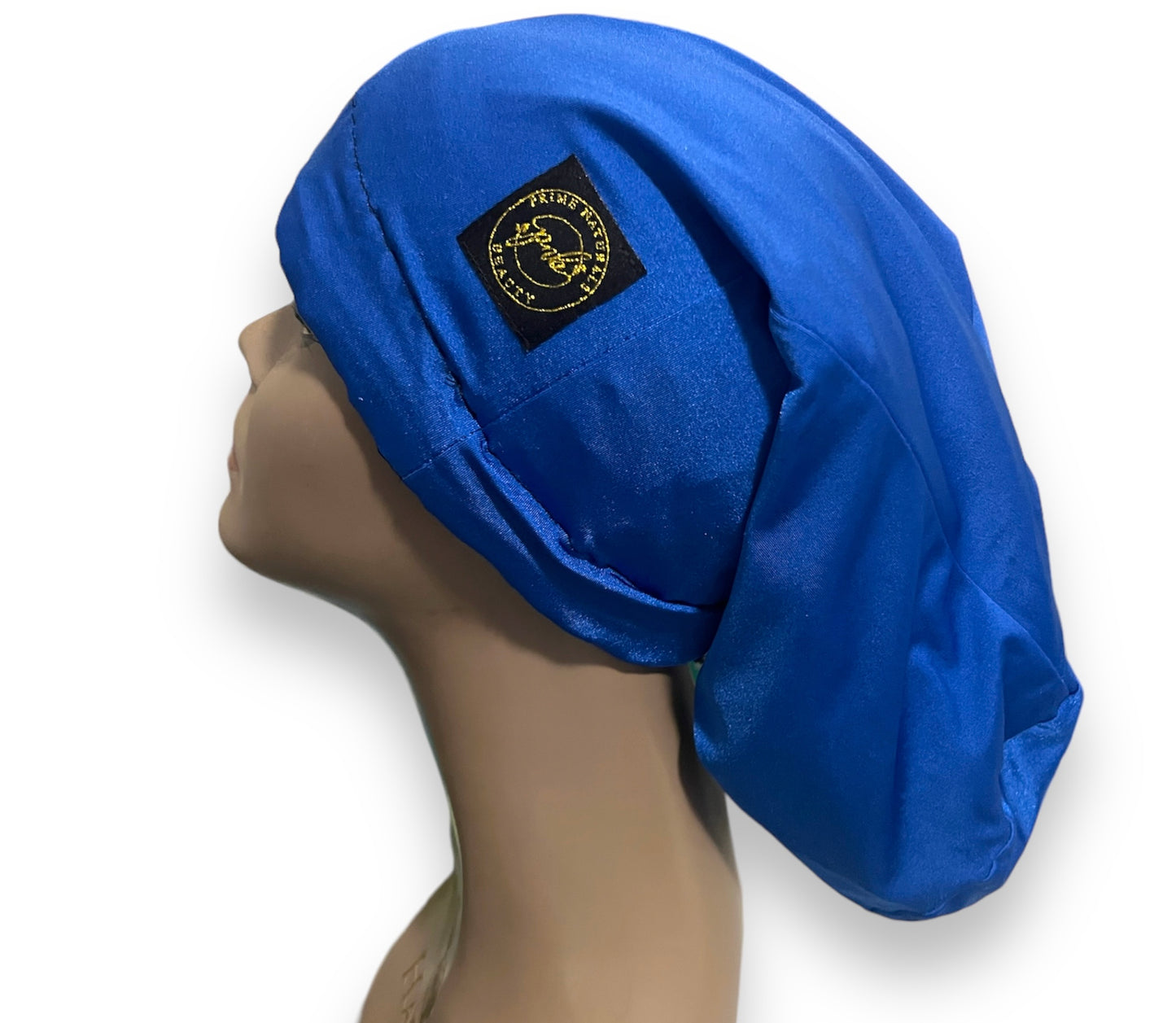 Blue Satin Lined Cap