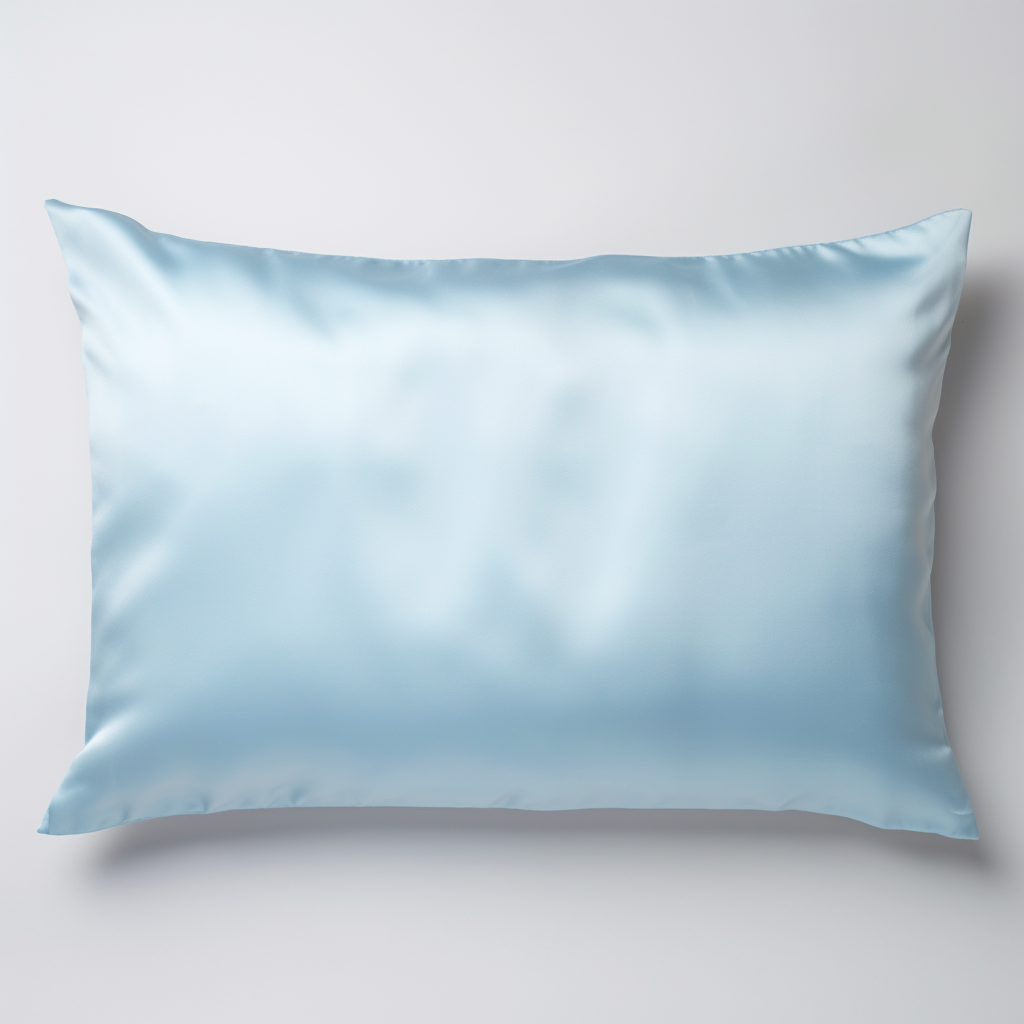 ( Baby Blue ) Satin Pillow Case