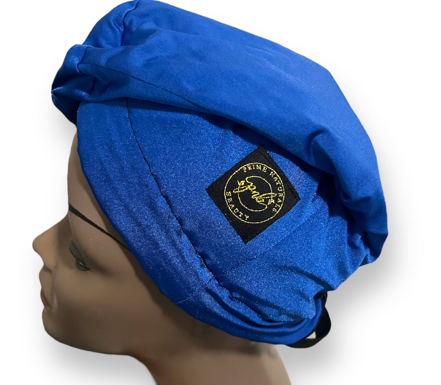 Blue Satin Lined Cap