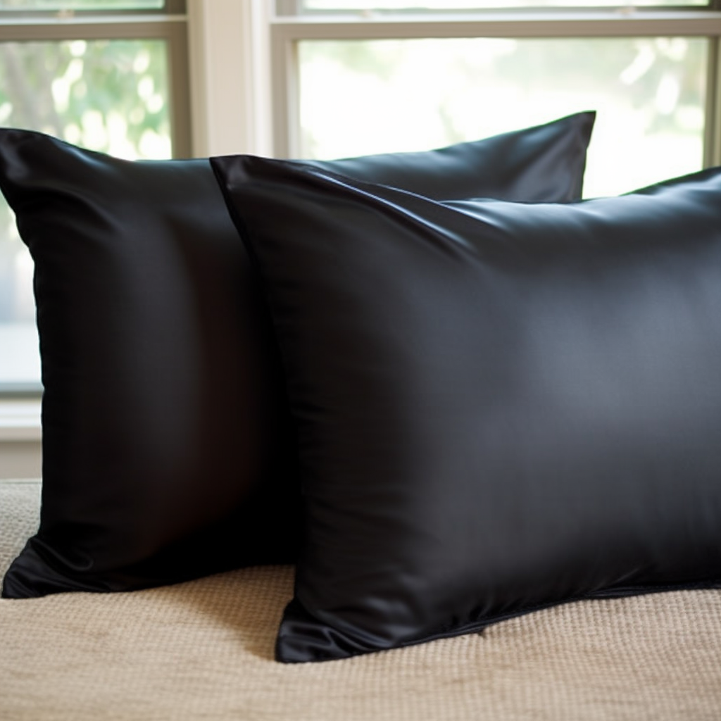 ( Black Night) Satin Pillow Case