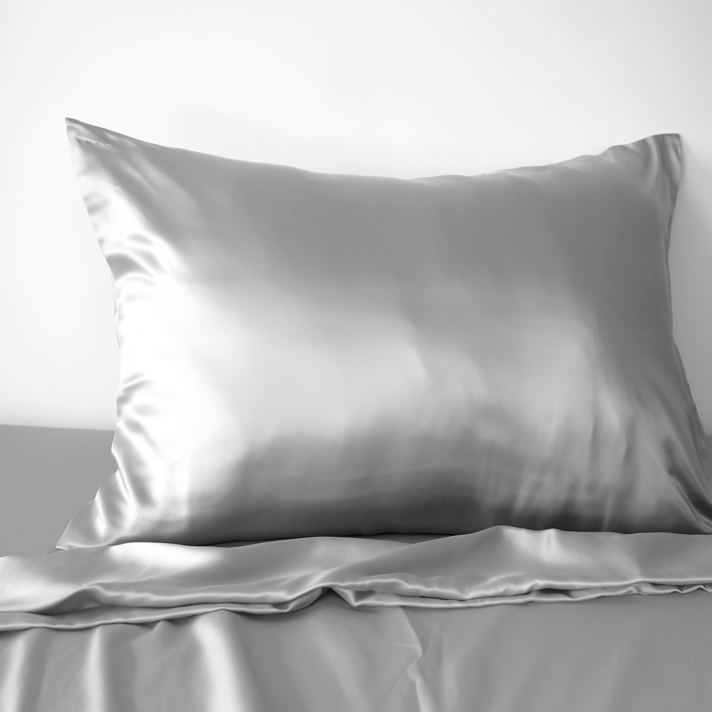 ( Grey Grizzle ) Satin Pillow Case