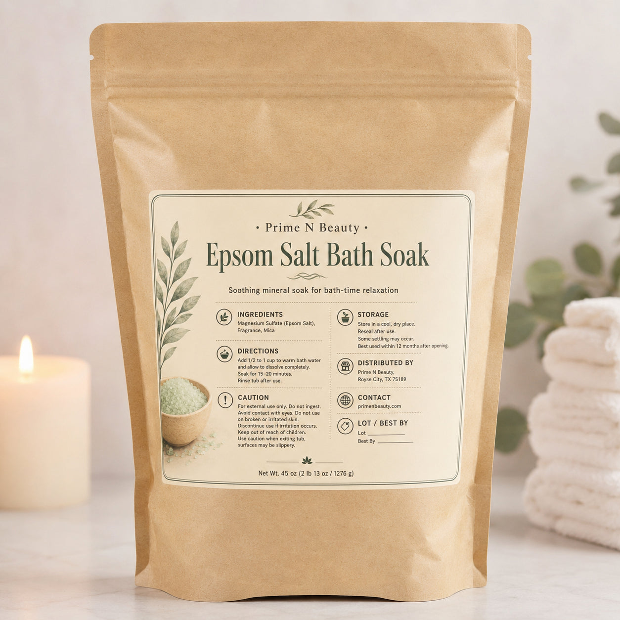 Botanical Bath Salt Soak