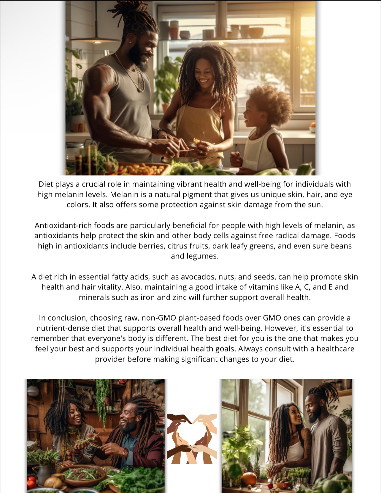 Black Hair Green Roots : A Plant Based Recipe Guide For Strong Vibrant Locs Ebook
