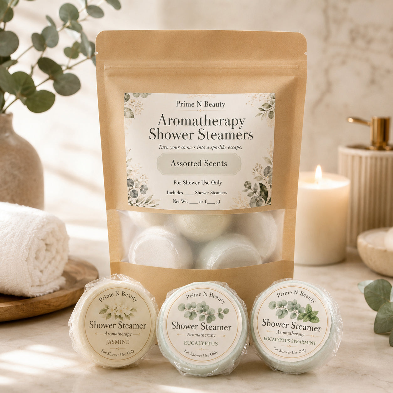 Aromatherapy Shower Steamers | Same Scent Packs