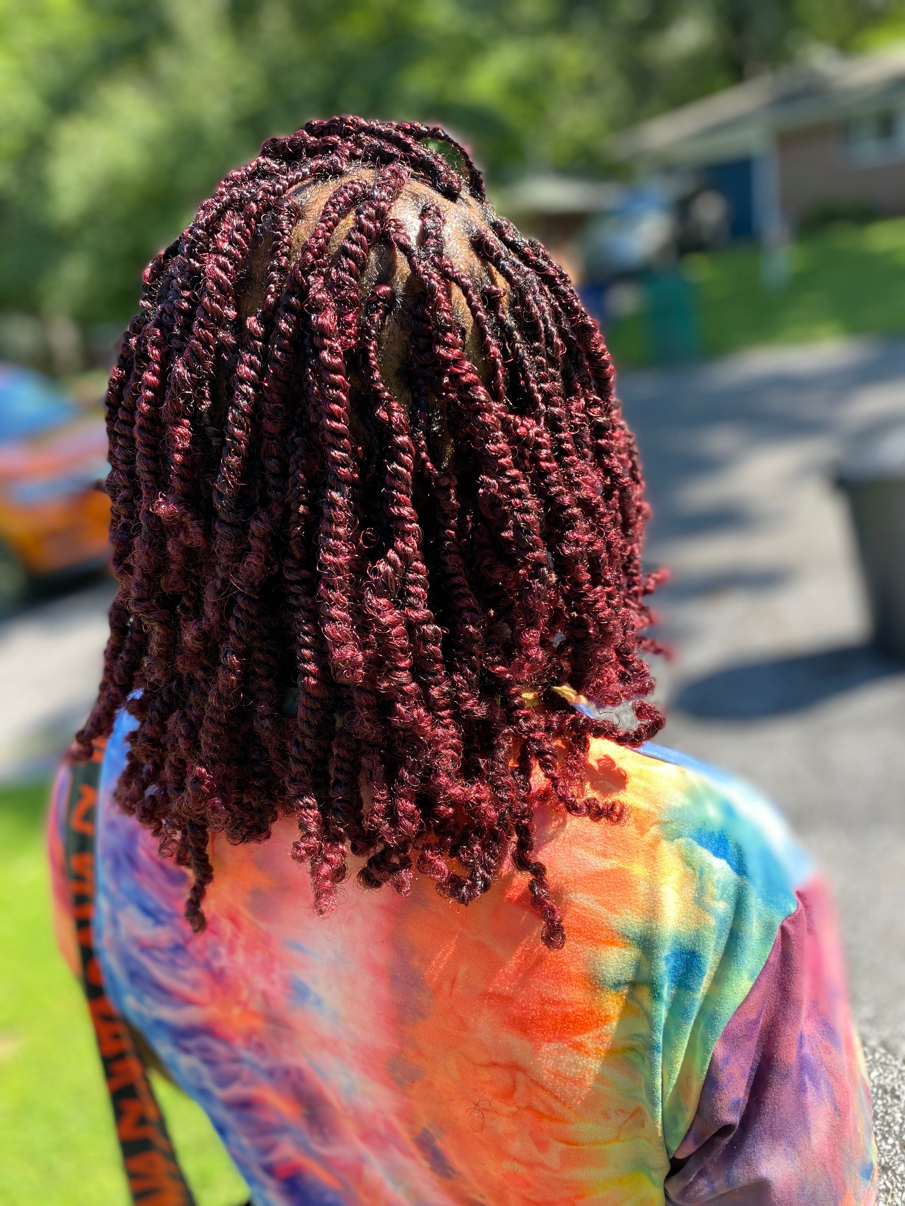Spring kinks is a light-weight protective style , Perfect for style to  grow your hair under!! This style typically last up to 3 months 