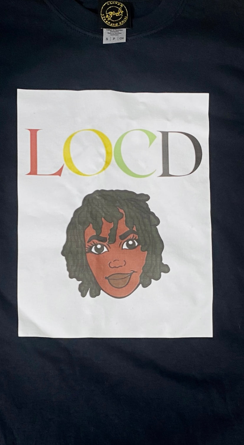 Locd Black T-Shirt( Dark N Lovely)