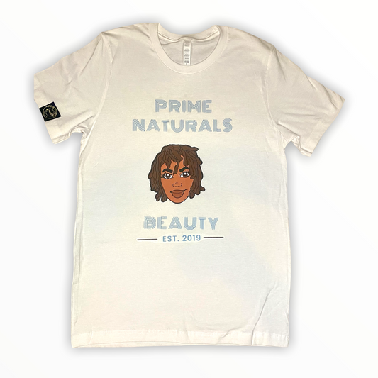 Brown Beauty White T- Shirt