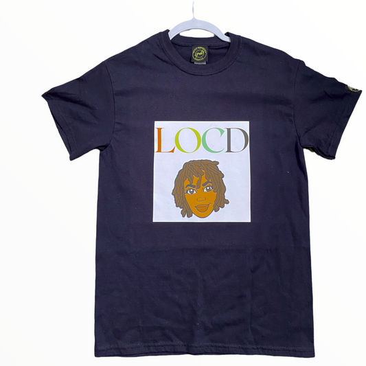 Locd Black T-Shirt ( Brown Beauty)