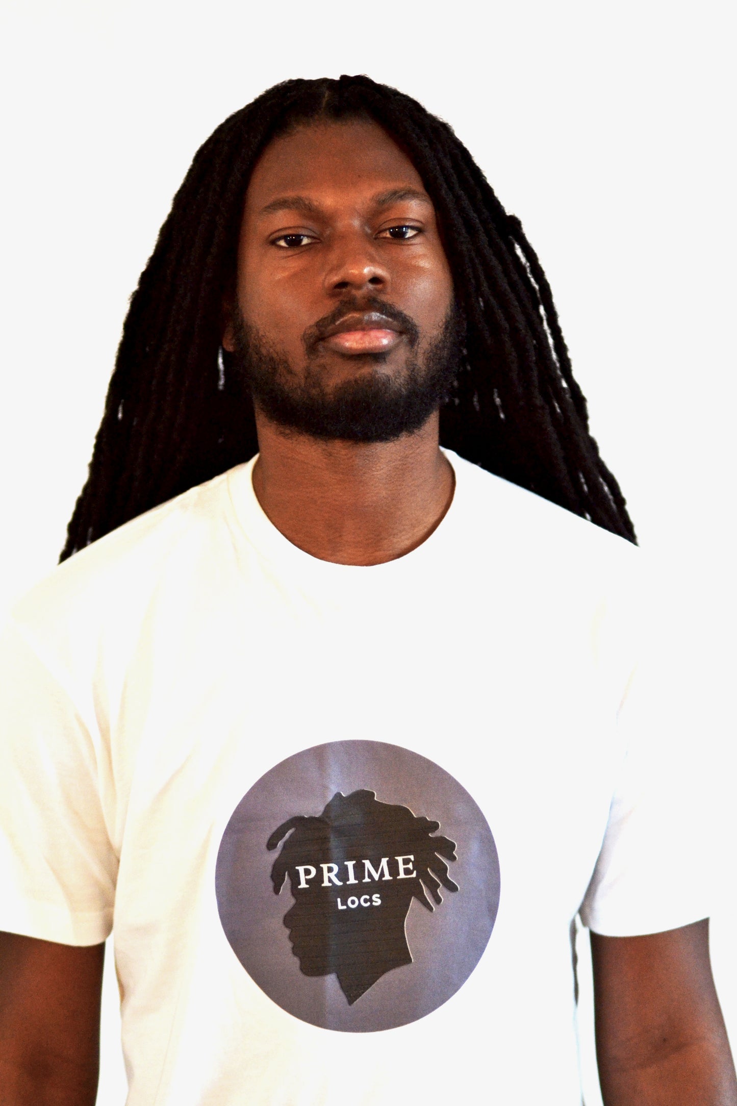 Prime Locs White T- shirt