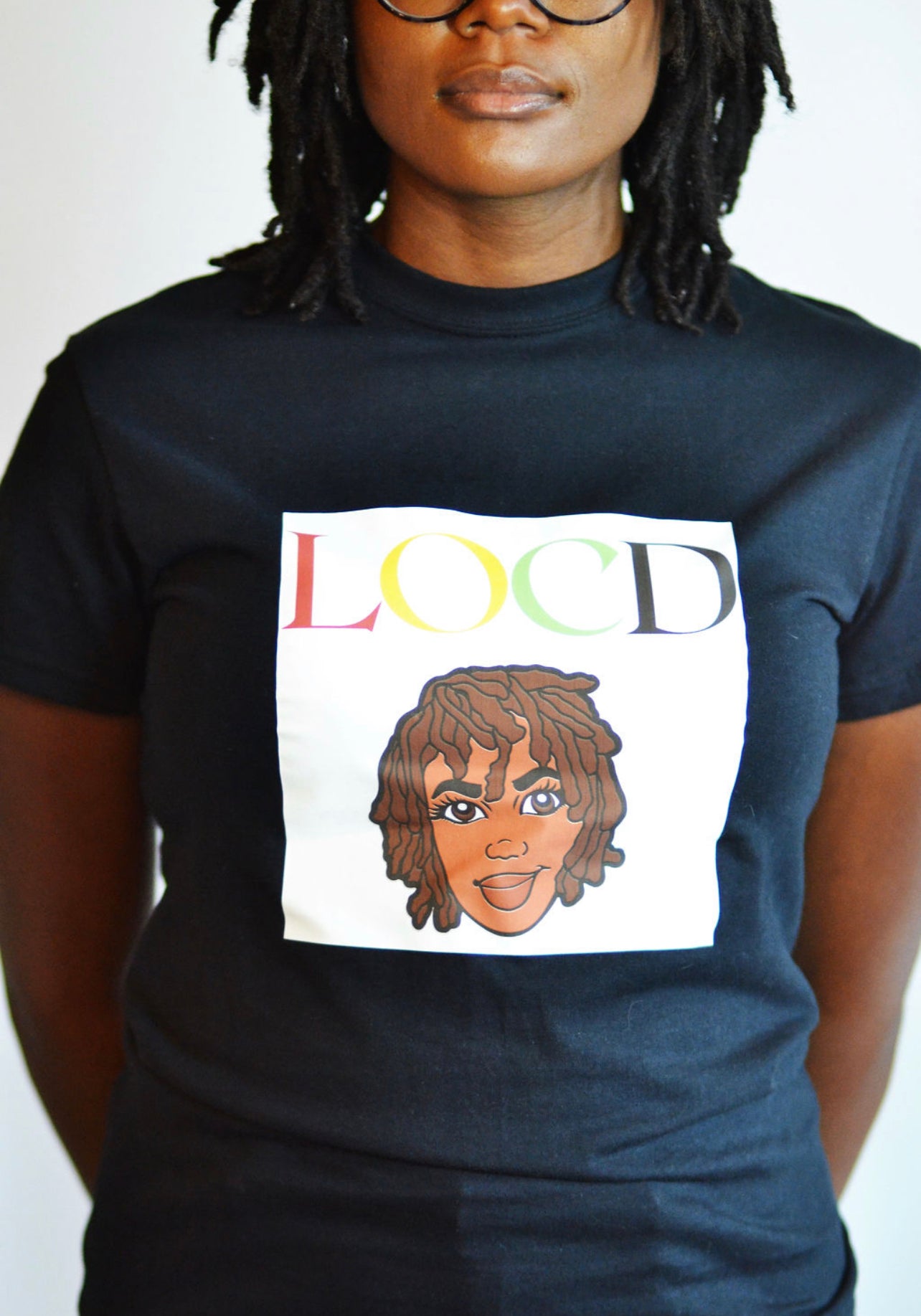 Locd Black T-Shirt( Dark N Lovely)