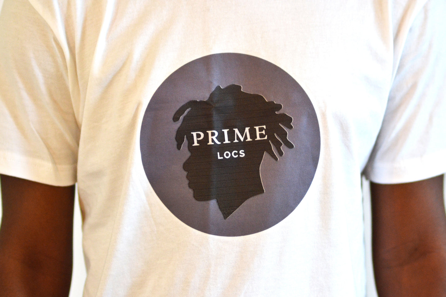 Prime Locs White T- shirt