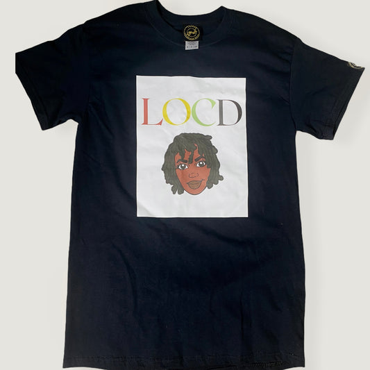 Locd Black T-Shirt( Dark N Lovely)