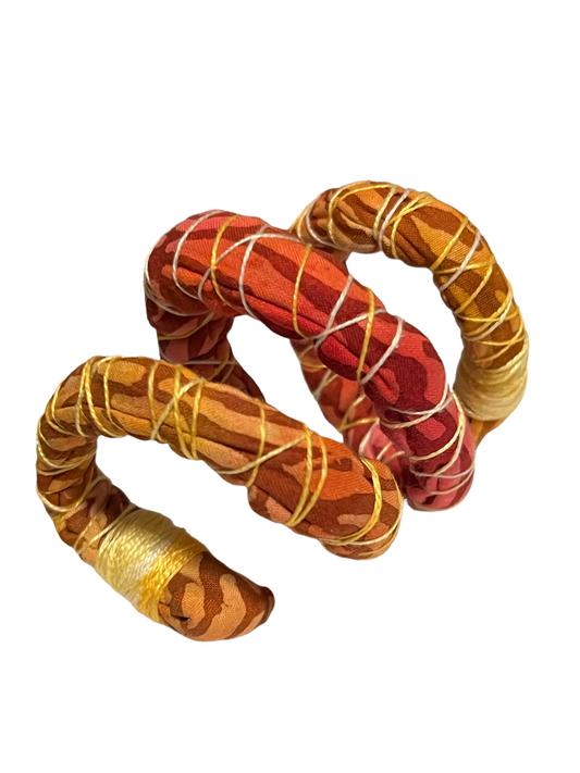 “Tiger Sunset” Spiral Flex Tie