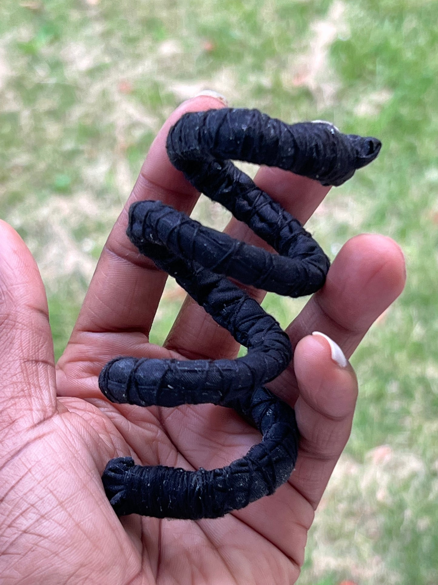 “Black Molasses” Spiral Flex Tie