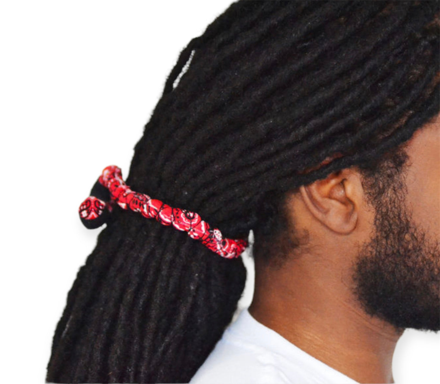 “Paisley Red“ Spiral Flex Tie