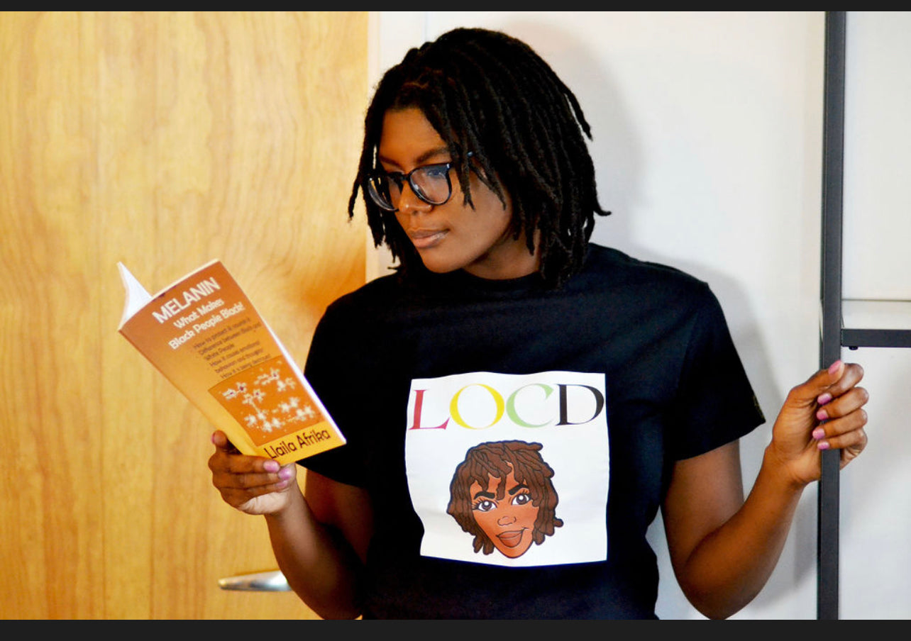 Locd Black T-Shirt( Dark N Lovely)